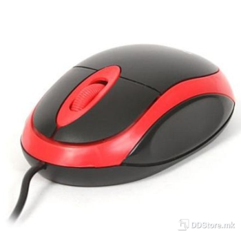 Mouse Omega OM-06VR 3D Optical Black/Red 1200DPI USB