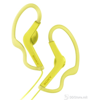 SONY MDRAS210APY.CE7, Active series sport in ear Headset, Yellow,