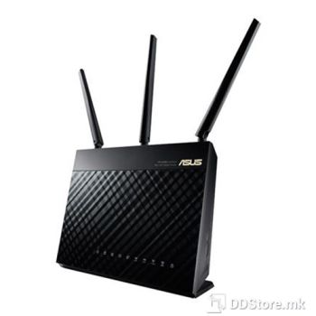 ASUS Dual-Band Wireless Router RT-AC68U, Network Standard: IEEE 802.11a, IEEE 802.11b, IEEE 802.11g, IEEE 802.11n, IEEE 802.11ac, IPv4,