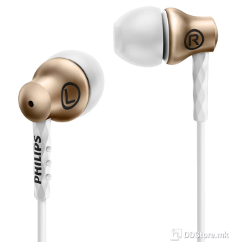 Philips SHE8100GD/00, In-Ear Headphones, Gold,