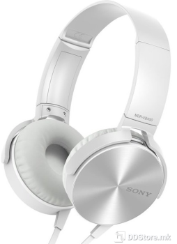 SONY MDRZX310APW.CE7, ZX series Foldable Over the ear Headset, White,