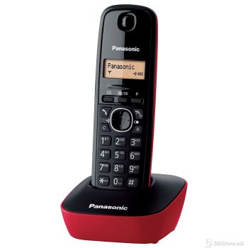 Telephone Panasonic KX-TG 1611FXR Red