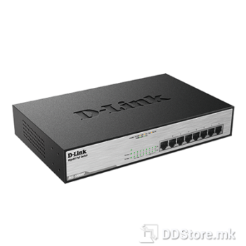D-LINK DGS-1008MP, 8-Port Desktop Gigabit PoE+ Switch