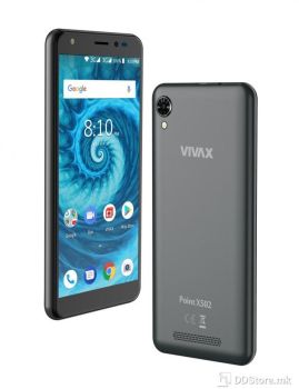 Vivax Point X502 gray, 5,34", IPS, 480*960, Quad-Core, 16GB, RAM 2GB, Android 8.1, 3G, 5MP, 2MP