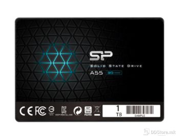 SILICON POWER A55 1TB 3D TLC NAND, 7mm 2.5" Blue  Max 560/530 Mb/s - Full Capacity