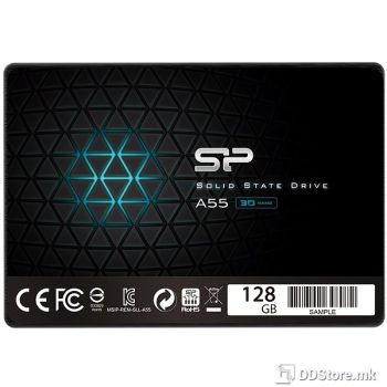 SiliconPower А55, 128GB SSD 2.5", SATA III TLC SP128GBSS3A55S25