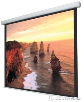 Платно за проекција ѕидно рачно "CINEROLL" , HDTV 3cm црна рамка + 35cm црн испуст