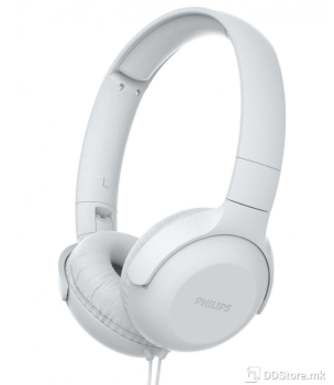 Philips TAUH201WT/00 ( White ), Headphones with mic on-ear