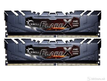 G.SKILL Flare X RAM DDR4 16GB (2x8GB) 3200MHz (For AMD Ryzen) F4-3200C16D-16GFX