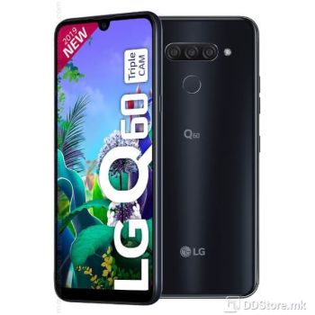 LG Q60 Black, 6.26'' IPS LCD, 16M colors, 1520x720, Octa-Core, 64GB, RAM 3GB, 16MP + 2MP + W5MP, 13MP