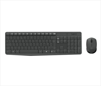 Logitech MK235 Wireless Keyboard and Mouse Combo Grey 920-007931