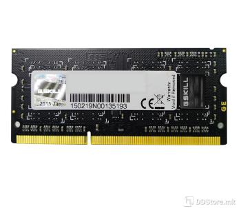 G.SKILL Standard SO DIMM DDR3 4GB 1600MHz F3-12800CL9S-4GBSQ 1,5v
