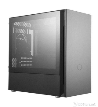 CoolerMaster Case Silencio S400 with transparent tempered glass side