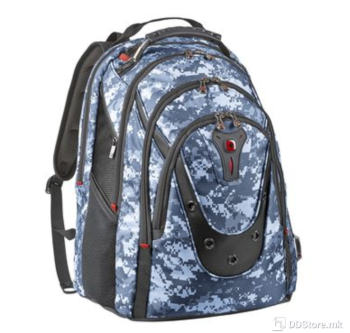 Wenger SwissGear Ibex 17" Marine Pixel Notebook Backpack