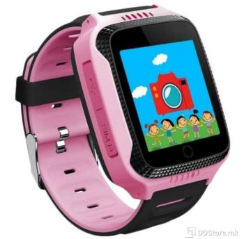 Smartwatch LDK D900 Pink Kids Touch/GPS+LBS Location/SIM/SOS Call/Flashlight/Camera/Waterproof