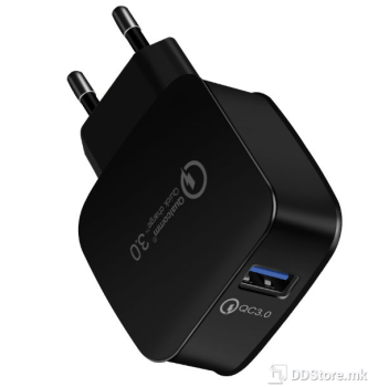 Universal Fast Charger for Smartphones Qualcomm Quick Charge QC 3.0 Black