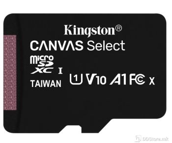 Kingston 64GB SDXC Canvas Select Plus CL10 UHS1 U3 V30 100MB Read