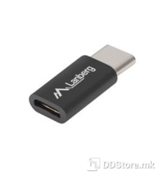 Adapter Micro USB (F) to Type-C (M) Lanberg Black