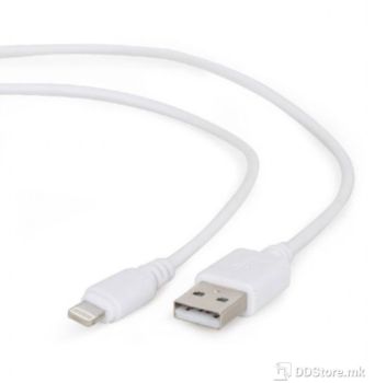USB Cable for Apple devices Lightning Gembird 1m White