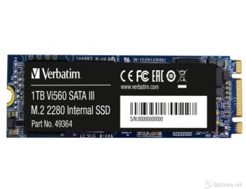 Verbatim SSD Vi560 S3 M.2 2280 256GB Read 560MB/s, Write 460MB/s