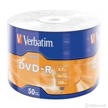 Verbatim DVD-R 16x 4.7GB DATALIFE Matt Silver 50 pack