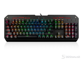 Modecom Gaming Mechanical Keyboard MC-Hammer 2 RGB, Blue Switches