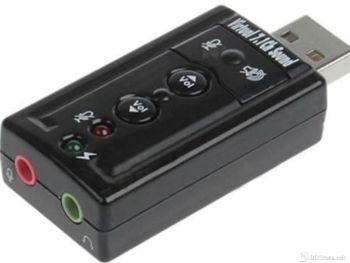 ESTILLO MINI, 7.1, EST-SND-7.1USB-Mini SOUND USB TO AUDIO ADAPTER