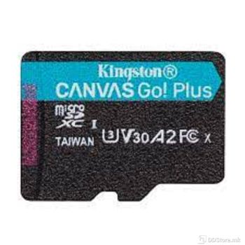 Kingston 128GB SDXC Canvas Go Plus 170R/90W CL10  UHS-I U3 V30