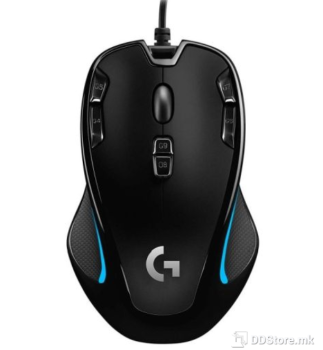Mouse Logitech Gaming G300S w/9 Programmable Controls Black/Blue