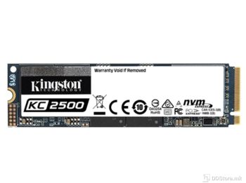 Kingston 1000GB KC2500, PCIe NVMe Gen3 x4 Interface
