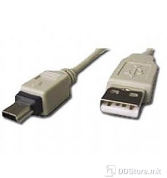 Cable USB 2.0 A-plug to Micro B-plug 1m White Omega