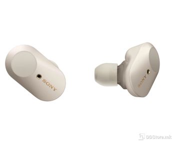 SONY WF1000XM3S.CE7 (Silver), In-Ear Wireless Noise Cancelling Headphones