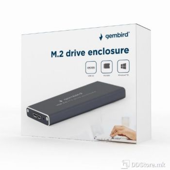 Gembird Black External Rack USB 3.0 for M.2 Drive SATA