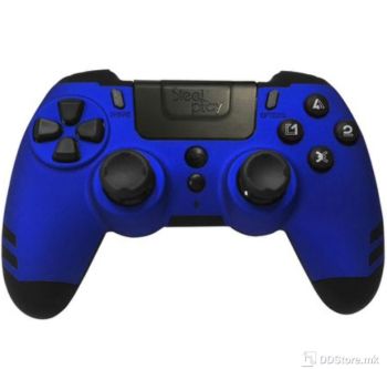 SteelPlay Blue Wireless Controller for PS4