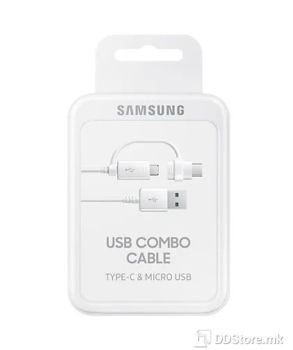 Samsung Cable Combo 2 in 1, USB type C & Micro USB, 1.5m