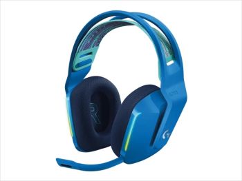 LOGITECH Gaming-Headset G733 Wireless LIGHTSPEED RGB w/microphone  981-000943, Blue