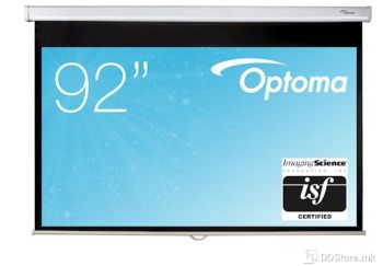 OPTOMA screen DS-9092PWC, 16:9 matte white, 92", 2030mm x 1145mm, 11.3kg