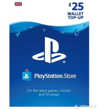 PlayStation Network Card 25£ for PS4 / UK