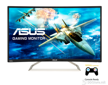 ASUS 32inch Wide VA326HR 1800R Curved, 144Hz rapid refresh rate