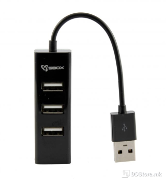 USB HUB 2.0 4-Port SBOX H-204 Black