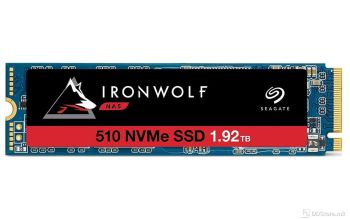 SEAGATE IRONWOLF 510 SSD M.2 1.92TB NVMe PCIe Gen3, ZP1920NM30011