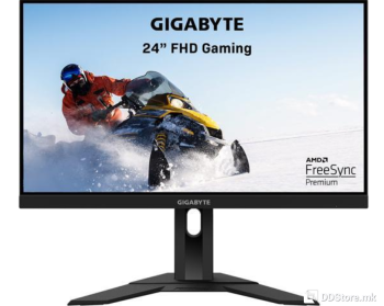 Gigabyte G24F SS IPS LED Gaming Monitor 24" 1ms, 170Hz, FHD, 8bits/HDR, 2xHDMI/DP, Height/Tilt