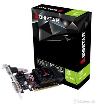 BIOSTAR GeForce™ GT730 4GB GDDR3, 128-bit, VGA, DVI-D, HDMI,(LP), VN7313TH41