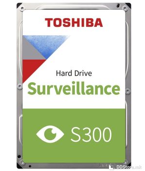 Toshiba S300 HDD 3.5" 6TB Surveillance SATA3 256MB 24/7 operation