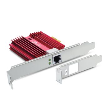 TP-Link TX401 10 Gigabit PCIe Network Adapter, 10 Gbps Networking - Combined with the latest 10GBase-T Technology, TX401 delivers extre