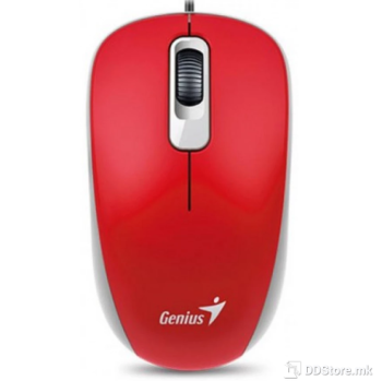 Genius DX-110, Wired Mouse, USB, Red, 1200 DPI