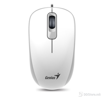 Genius DX-110, Wired Mouse, USB, White, 1200 DPI