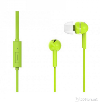 Genius HS-M300, Green color, in-ear headphone