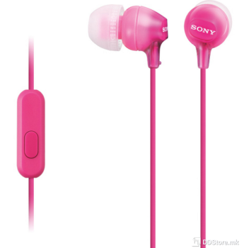 SONY MDREX15APPI.CE7, Step-Up EX Series Earbud Headset, Pink