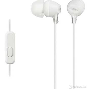 SONY MDREX15APW.CE7, Step-Up EX Series Earbud Headset, white